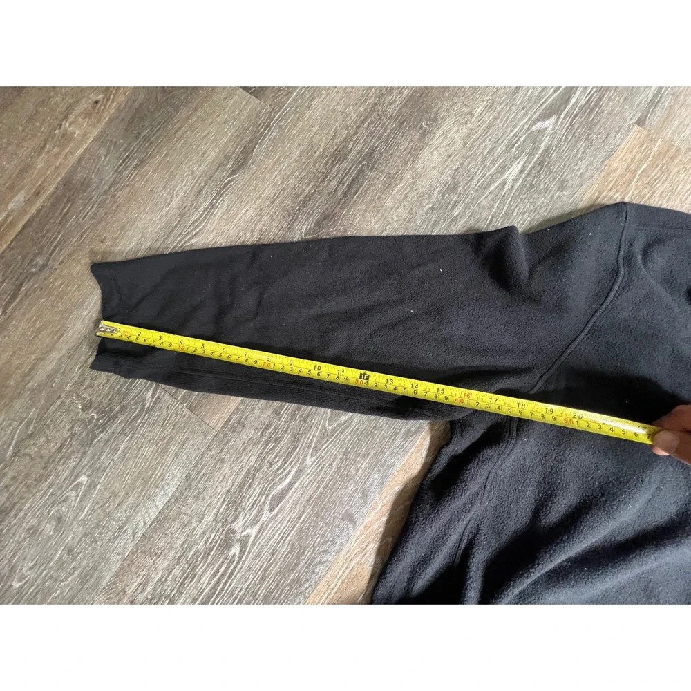 The North Face Quarter‎ Zip Pullover Mens XL Black Fleece Mid Layer Jacket